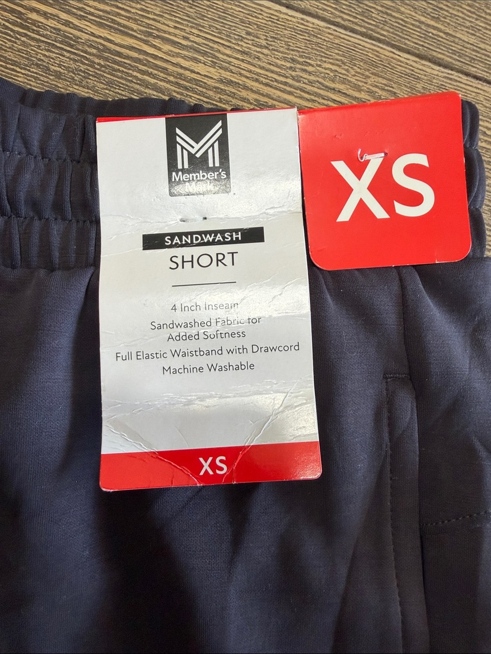 Members Mark Sandwash Women's Charcoal Drawstring Athletic Shorts XS - Picture 4 of 4